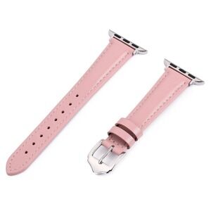 Band Compatible With Apple iWatch 38mm 40mm 41mm Pink Leather New